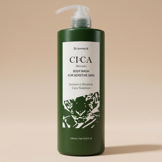 Sữa tắm trị mụn Dr.RAPHA-R Cica Care Body Wash 1000ml – Làm sạch & dịu da